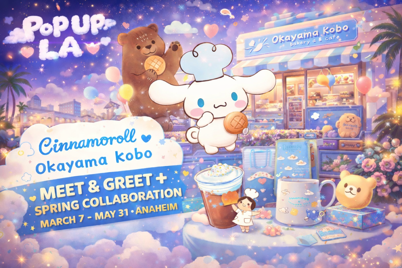 Cinnamoroll x Okayama Kobo Meet & Greet + Spring Collaboration