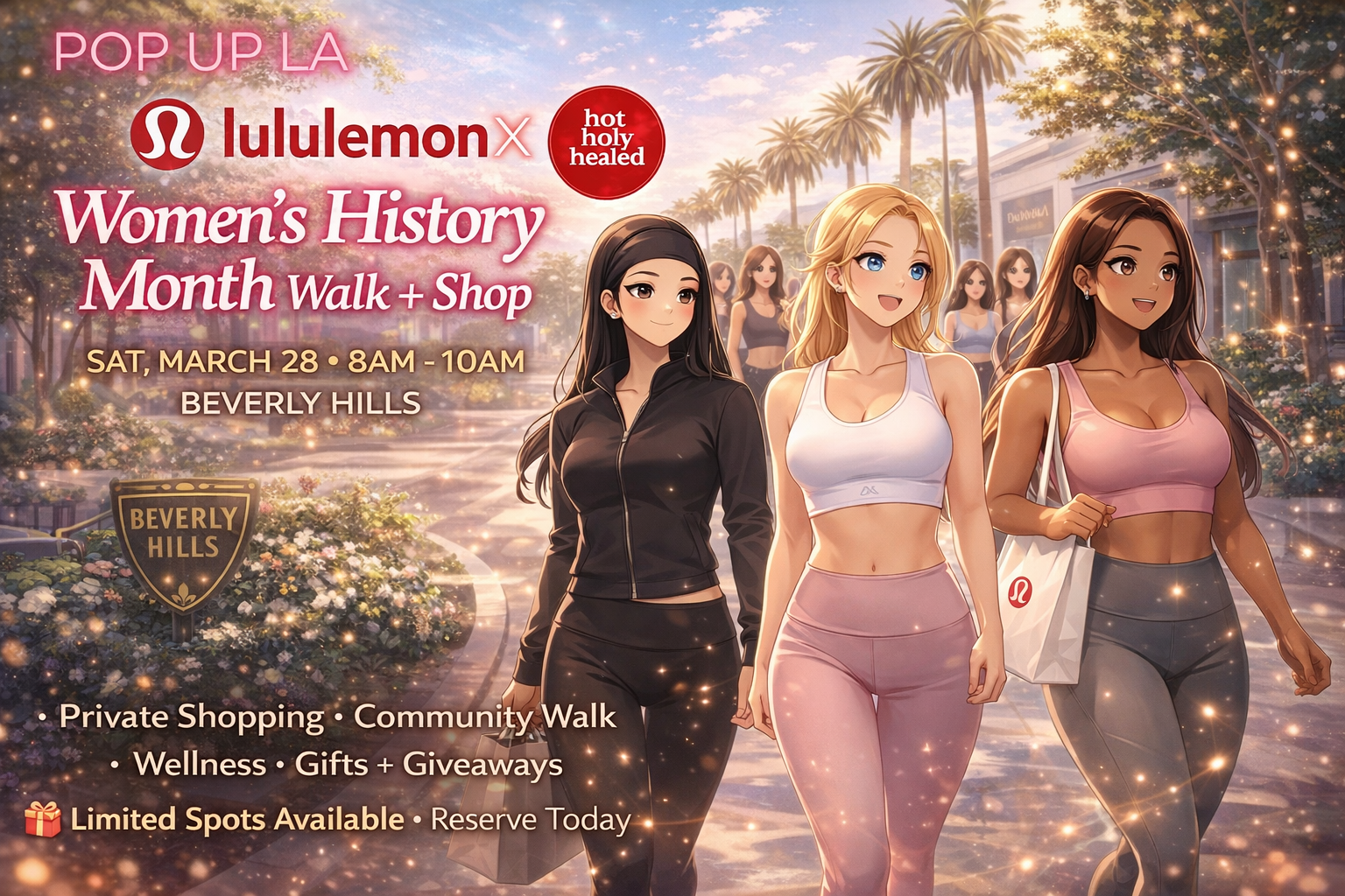 Lululemon x Hot Holy Healed Women’s History Month Walk + Shop